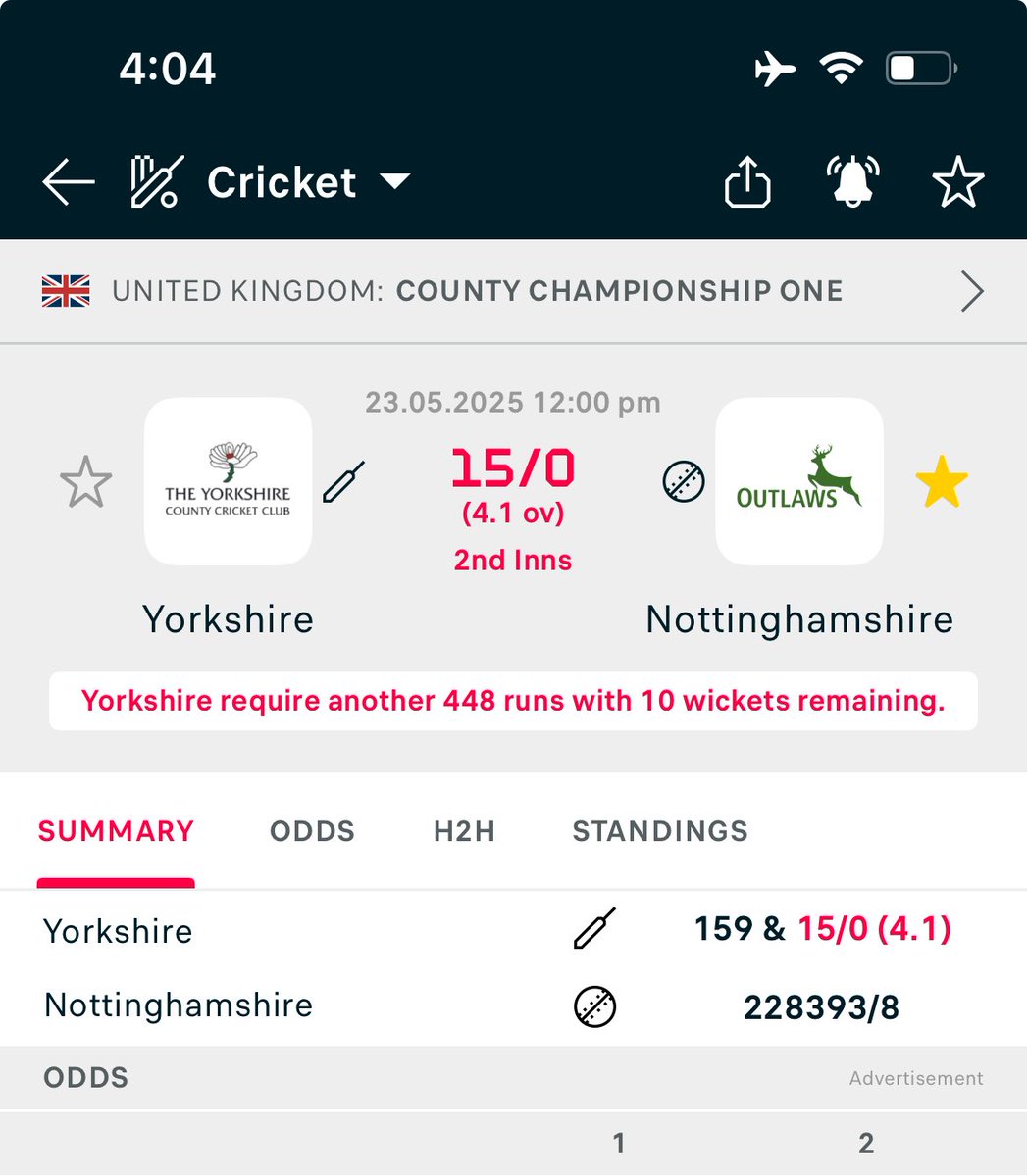 jimcollingham's tweet photo. Not a bad knock from #Notts #nccc https://t.co/iUOr95Beyw
