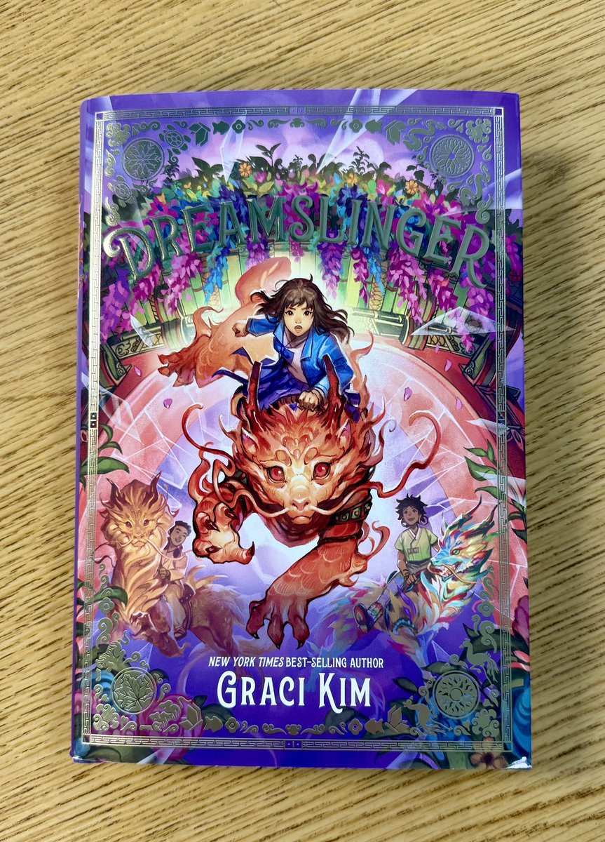 LoriTecler's tweet photo. Thank you @gracikim for sharing a copy of DREAMSLINGER with our school’s readers! The cover is absolutely gorgeous &amp; I’m looking forward to reading it. I know my school’s fantasy fans will go crazy for this one! #mglit https://t.co/XIbsIkvmbx