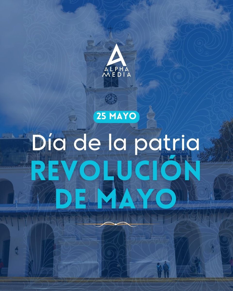 Hoy, 25 de mayo, celebramos el coraje y la pasión de quienes, hace 215 años, encendieron la llama de la independencia. En Alpha Media honramos ese legado luminoso que vibra en cada barrio y en cada dial, y nos impulsa a contar historias que unan pasado y futuro.