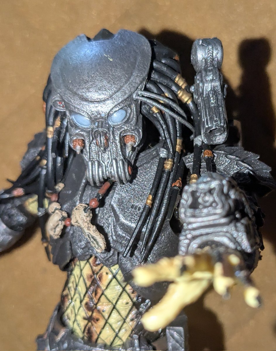 xiaochuanx41856's tweet image. #NECA
#nece
#プレデター
#Predator

ケルティックプレデター

グリッドとのバトルシーン見返しましたがあの超回避＆パワーゴリ押しスタイル良いなぁ…！！

ロングスピア付属はやはり良い！
ポージングの幅が格段に広がる！
でもうっかり破損させないようにするから神経はすり減る