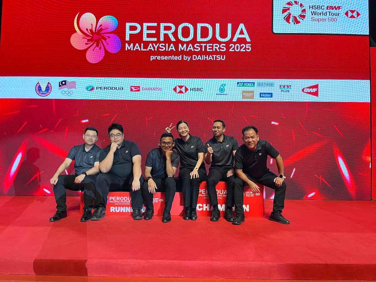 NyellZK_'s tweet photo. Alhamdulillah.

PERODUA Malaysia Masters 2025 Part of HSBC BWF World Tour Super 500

Job done. ✅ Till next tournament. InshaAllah #PMM2025 #PERODUAMalaysiaMaster2025 #BadmintonMalaysia https://t.co/FMhQMGjJ3o