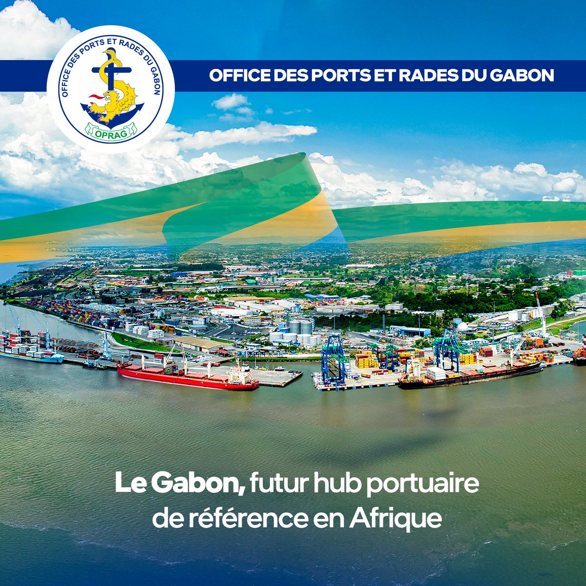 Porté par une vision ambitieuse, l’OPRAG transforme le Gabon en hub régional grâce à des ports nouvelle génération, moteurs de compétitivité et d’intégration africaine. 

Un modèle pour le continent. 

#AfricaPortsForum #OPRAG #Libreville2025 #PortsAfricains #TransportMaritime