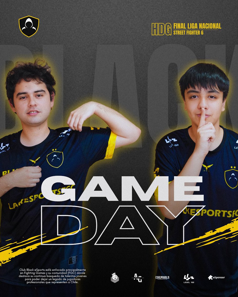 blackesportsfgc's tweet image. Hoy! En nuestra casa #Level152 jugaremos la gran final de la liga @HDGTeam_ Elite de #StreetFighter6 Nacional 🗿

A partir de las 13:30 hrs , @Cloud_17st y @craimegod combatirán mano a mano contra los mejores! Puedes ver el stream en en el canal de twitch HDG, apóyanos!