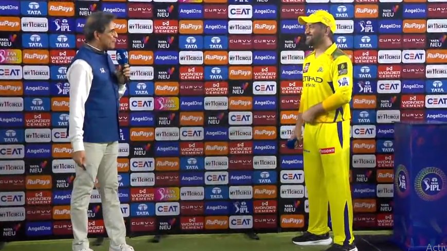 MS Dhoni said, "if cricketers start retiring for their performance, some of them will retire at 22".

- THE MSD SPECIAL AT THE POST MATCH PRESENTATION. 😂🔥