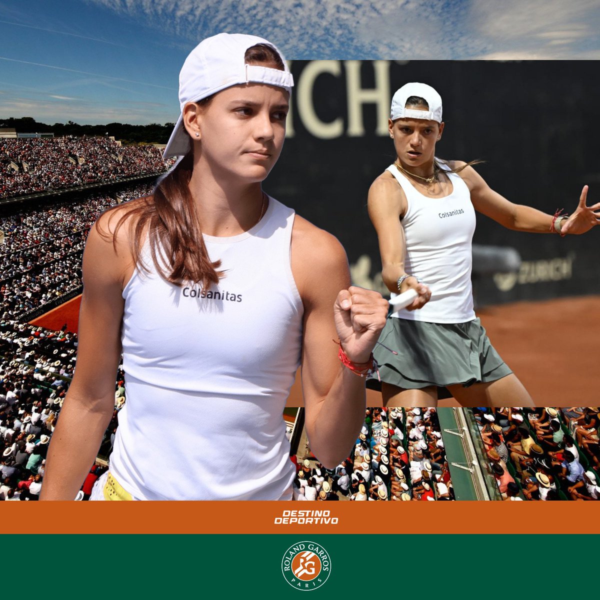 #Tenis | ENORME VICTORIA EN PARÍS: Emiliana Arango (88°) ¡LOGRÓ! su primera victoria en un cuadro principal de Grand Slam. Derrotó a Alexandra Eala 🇵🇭 (69º) con parciales de 6-0, 2-6 y 6-3 en #RolandGarros

🔸La 🇨🇴 enfrentará a Qinwen Zheng 🇨🇳 (8º) en 2R

#DestinoDeportivo