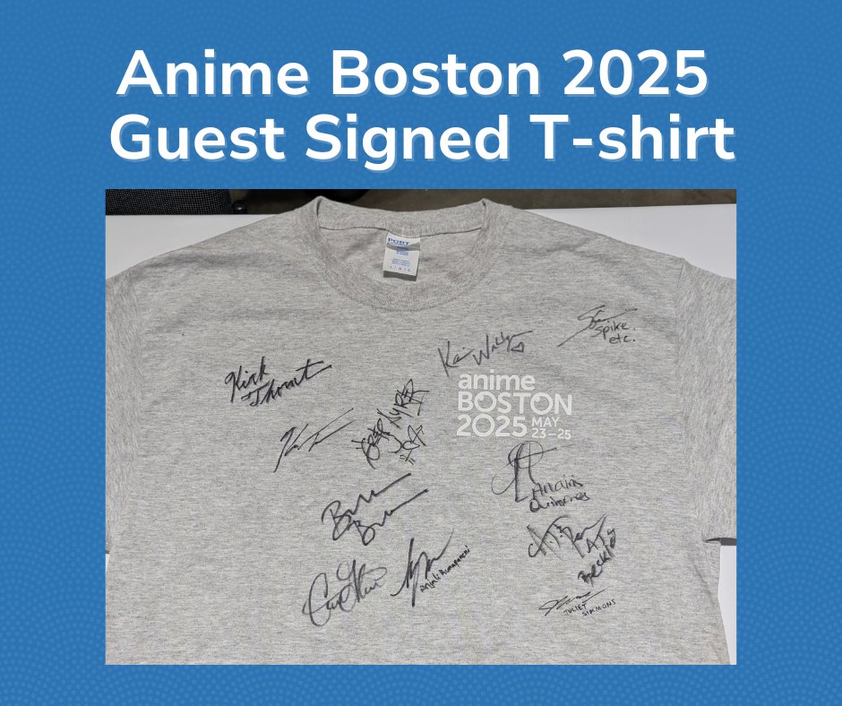 Get ready for the last day of Anime Boston’s charity auction! We've got some amazing items being auctioned. Please come by, support charity, and get some great prizes!