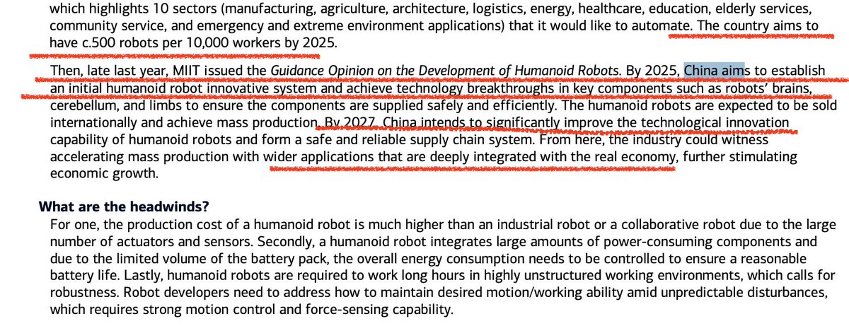 CDemanincor's tweet photo. Bank of America confirmed A full-blown digital-physical transformation is underway. We're witnessing the birth of embodied intelligence — AI that can learn from the physical world the way a child does. Imagine robots that aren’t pre-programmed but taught through trial and error, adapting in real-time through interaction, not just code. That’s not sci-fi anymore — that’s what’s being built right now.

The report highlights that humanoid robots, powered by generative AI, will understand human emotions, navigate real-world complexity, and perform jobs from caregiving to construction — all with conversational and situational awareness. 

This isn't just automation. It’s autonomy. It’s the fifth industrial revolution, and it's happening in front of us.