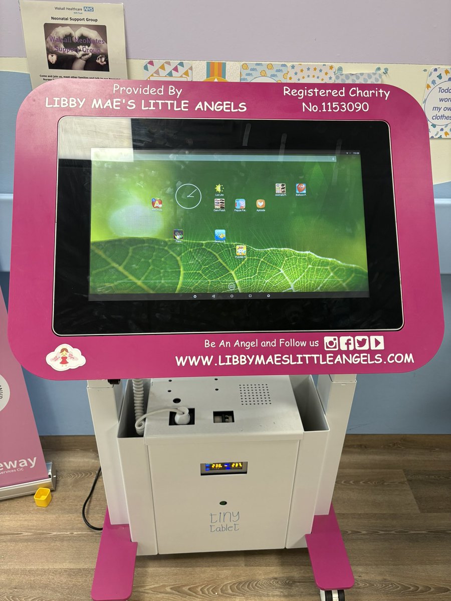 LibbyMaesAngels's tweet image. Today we have delivered a Tiny Table games table to Walsall Manor Hospital Neonatal Unit to keep siblings entertained when they’re visiting. It’s already a huge hit 💕