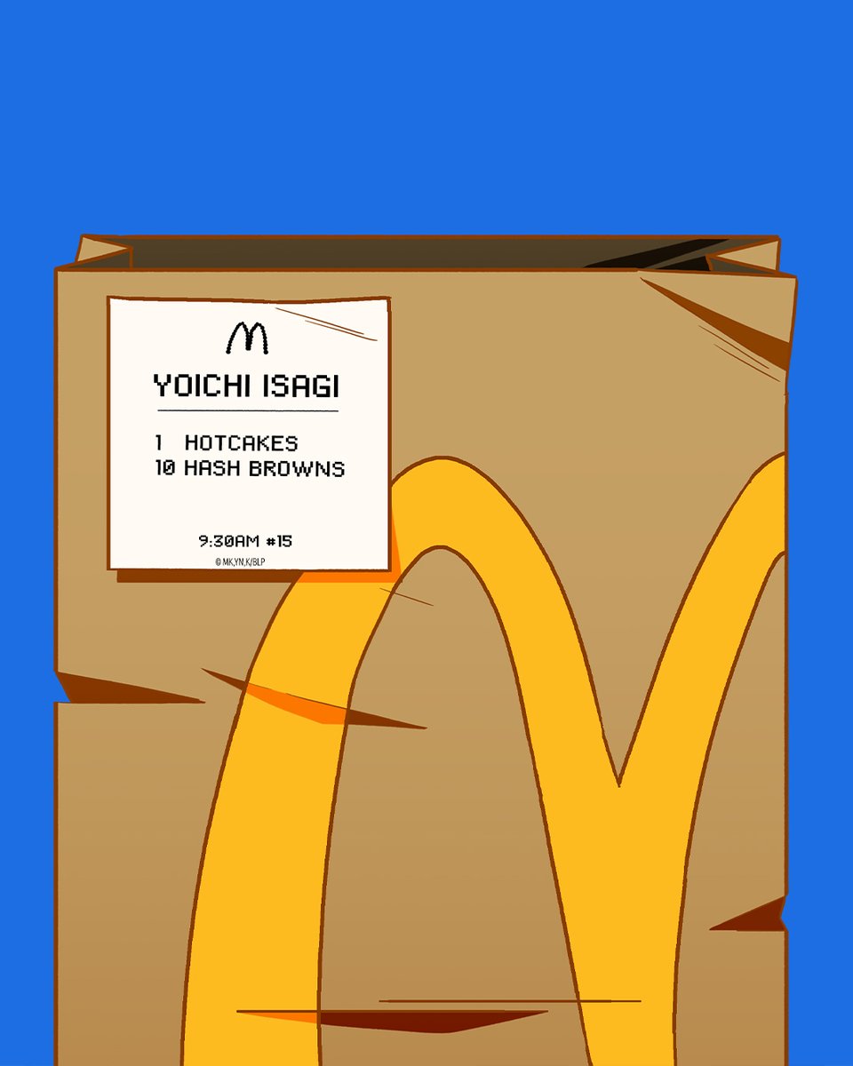 McDonald's (@mcdonalds) on Twitter photo he only gets this after he wins so nice game yoichi <a href="/Blue_Lock_En/">BLUE LOCK Official</a> @crunchyroll #AniMay #AnimeAwards he only gets this after he wins so nice game yoichi <a href="/Blue_Lock_En/">BLUE LOCK Official</a> @crunchyroll #AniMay #AnimeAwards