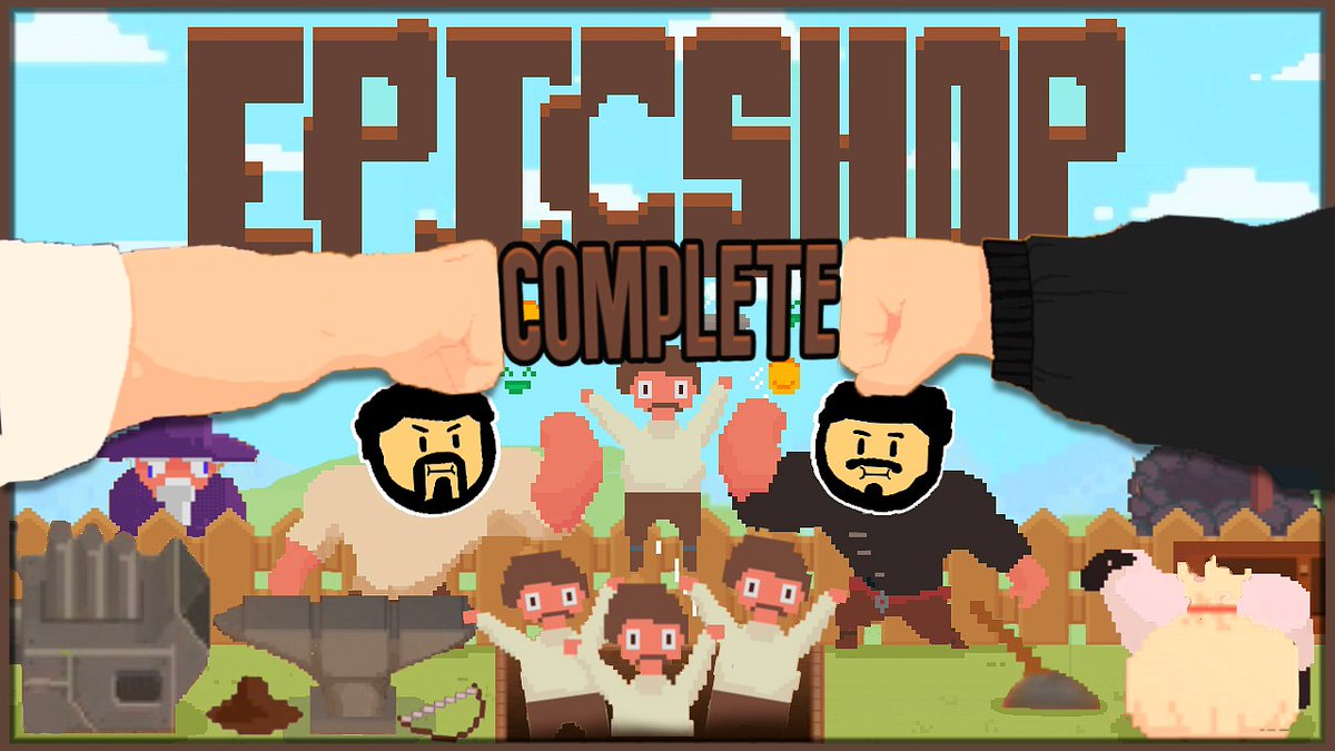 Running a shop, getting upgrades from a wizard, sending customers to the basement, mining for materials, making lots of money, angry customers storming out and working together to get the days done in Epic Shop by <a href="/EpicShopGame/">EpicShop</a> <a href="/kakaos_co/">Kakaos Collective</a> 
youtu.be/YHNjjB2FZco