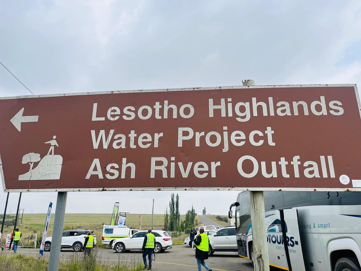 IOL's tweet photo. The 38-kilometre tunnel, Ash River that runs from Lesotho to South Africa via the Free State, has been officially opened by the Department of Water and Sanitation, Free State Government and other state holders.

📷: Kamogelo Moichela/IOL

#AshRiver #FreeState #DepartmentofWaterandSanitation