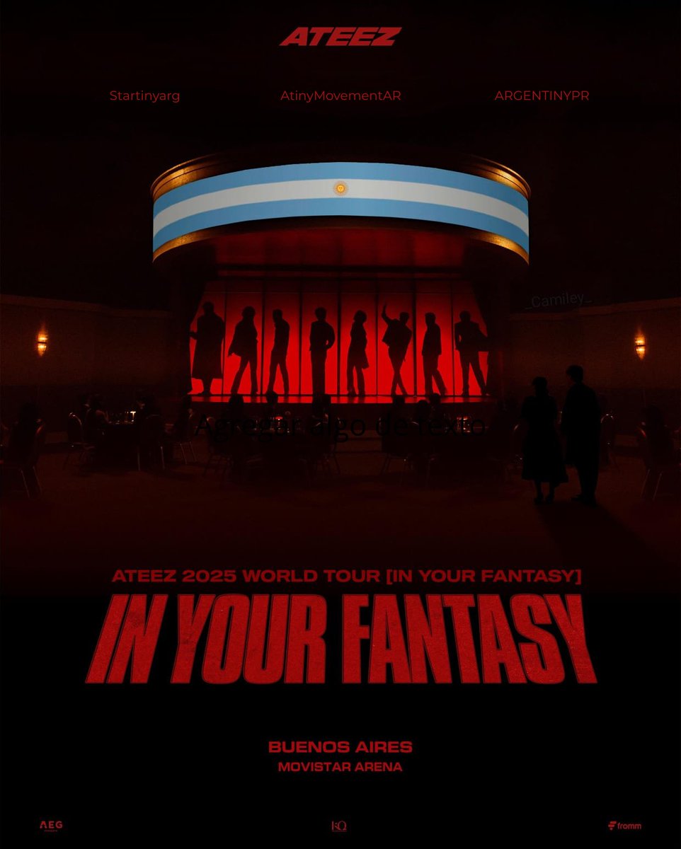 AtinyMovementAR's tweet image. ATINY Argentina has collected enough signatures to fill half of the arena for an ATEEZ show!

Please come to Argentina! 🇦🇷💖

ATEEZ TOUR ARGENTINA

#ARGENTINYxATEEZ
#InYourFantasyARGENTINA
#ATEEZenArgentina #ATEEZ #에이티즈
@moveconcertsarg
@aeg_gt @aegpresents 
@ATEEZofficial