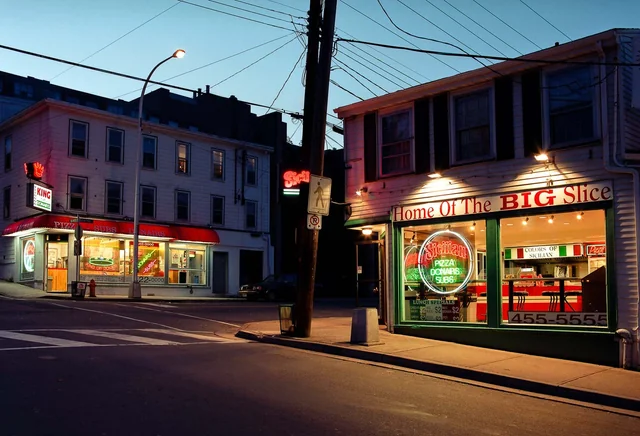 CraigBaird's tweet image. Since the 1990s, when you want something to eat late at night in Halifax, the place you go is Pizza Corner.
It was here in 1995 that several world leaders got a bite to eat during the G7.
While it has changed over the years, it remains a local landmark.

🧵1/7