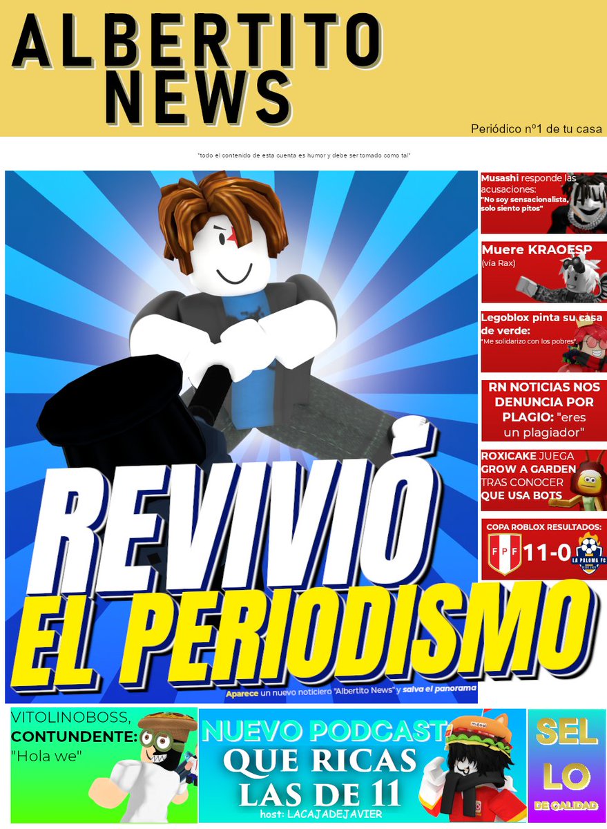 ALBERTITO NEWS - Roblox 📰 tweet media