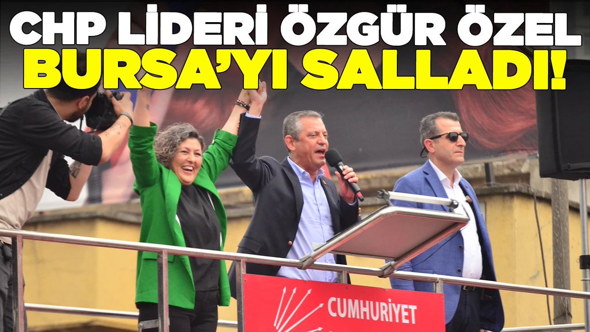 CHP Lideri Özgür Özel Bursa’yı salladı! nobetcigazete.com/chp-lideri-ozg… 

<a href="/herkesicinCHP/">CHP 🇹🇷</a>

<a href="/chpgenclikgm/">CHP Gençlik Kolları</a>
<a href="/CHPGenclikBursa/">CHP Bursa Gençlik Kolları</a>

<a href="/BursaicinCHP/">CHP Bursa İl Başkanlığı</a>
<a href="/eczozgurozel/">Özgür Özel</a>

#bursa #bursahaber #CHP #özgürözel #ekremimamoğlu #gündem #sondakika