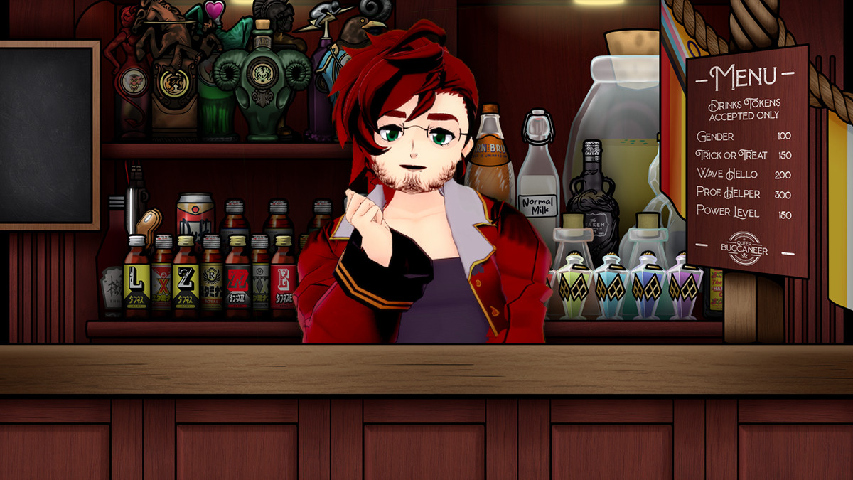 This is Captain Eden Jackson.  (queerbuccaneer(.)gay on bsky)

LOOK AT THIS REGAL COAT
Cute round glasses!
stubble!
the red hair and how it parts to the side!
I'M OBSESSED WITH THIS MENU

10/10.