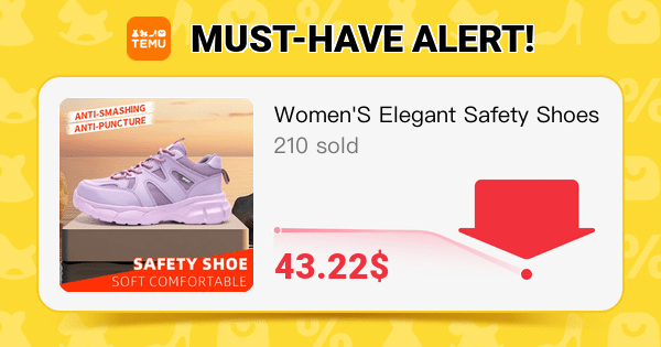 Women'S Elegant Safety Shoes - Soft Comfort, Anti-Smashing &amp; Anti-Puncture, Breathable Knit Upper, Steel Toe, EVA Sole, All-Season Work Boots, Comfortable Work Boots | Elegant Footwear | Soft Comfort Shoes, Safety Shoes
👉 item link: temu.to/k/en4qsoegrog
.