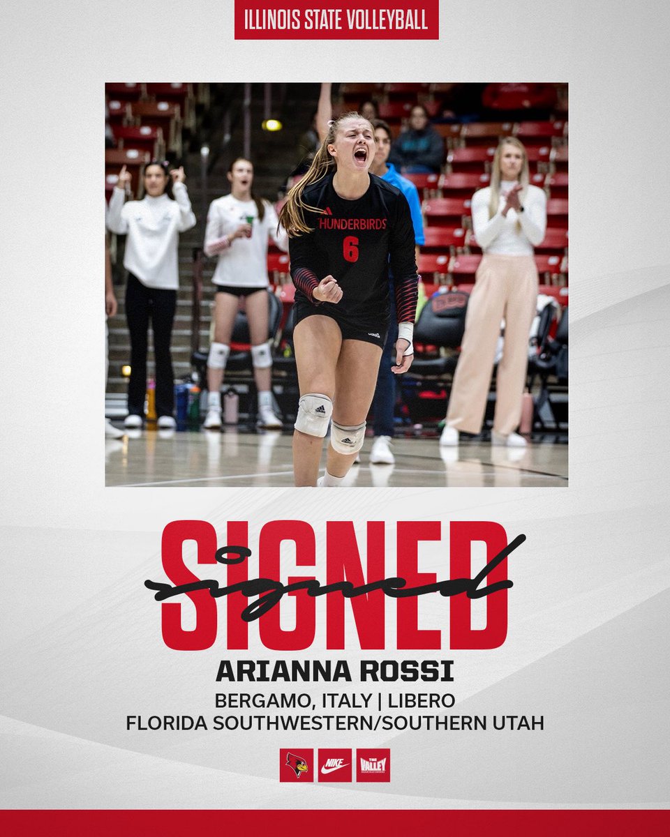 RedbirdVB's tweet image. Adding a 2-time national champ to the squad🙌
Welcome to Illinois State, Arianna!