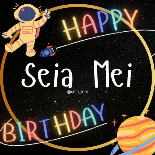 KenStellites's tweet photo. Happy Birthday, @seia_mei! 🖤💛

Wishing you a year filled with bold dreams and steady progress. May each day inspire you and every effort bring you closer to your brightest future. Keep glowing! https://t.co/KqYuGjaMUH