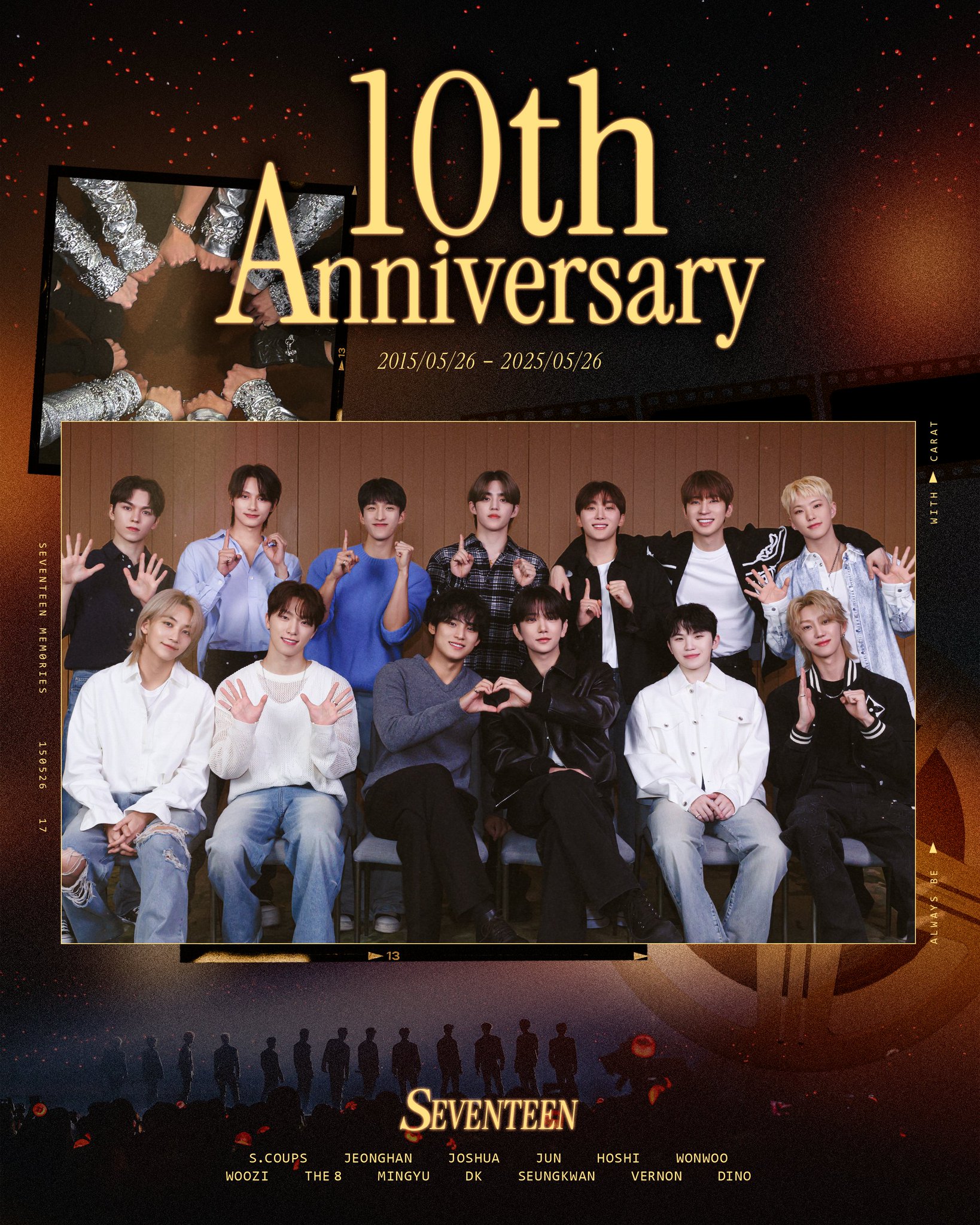 SEVENTEEN　HAPPY BIRTHDAY　10周年記念　ブレスレット SEVENTEEN HAPPY BIRTHDAY 10周年記念 ブレスレット K-POP・アジア