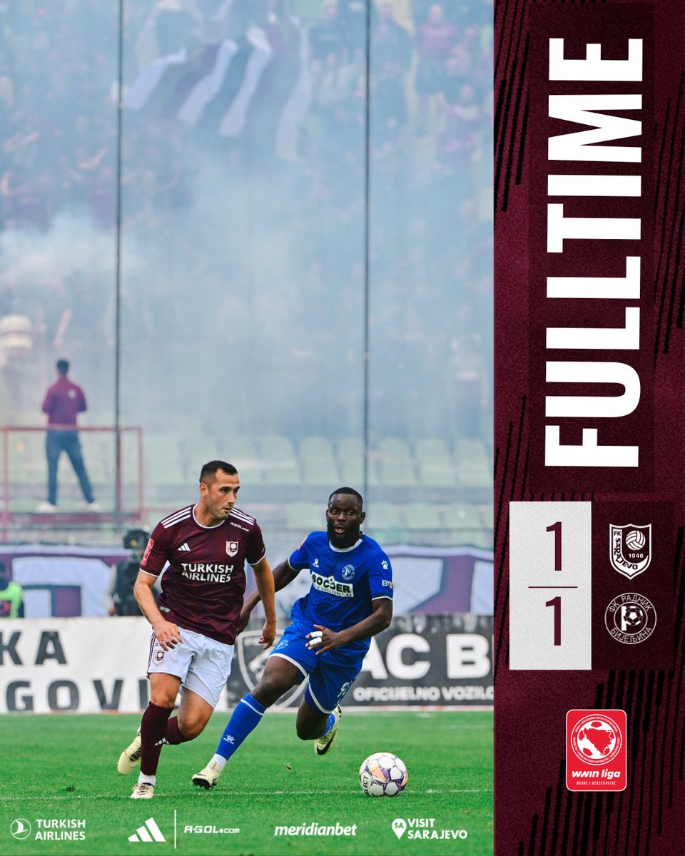 Kraj utakmice na Koševu #FKSRAD