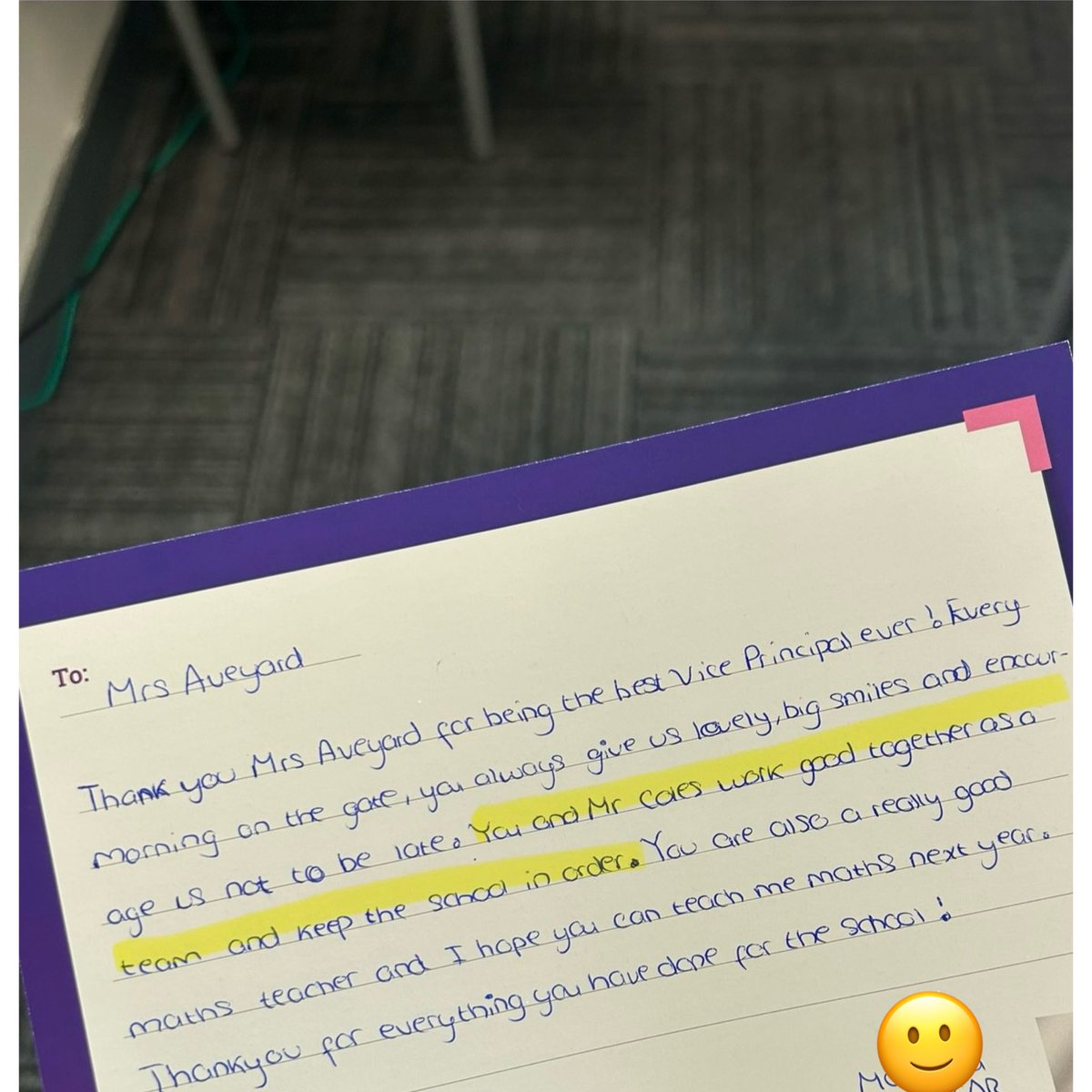 Natalie J Aveyard (@naveyard) on Twitter photo Just reflecting on the gratitude postcards from students. I love how perceptive they are of things. ‘You and <a href="/MrColesDrama/">George Coles 🏳️🌈</a> work good together as a team…’ Alignment is crucial! 💪🏻 Just reflecting on the gratitude postcards from students. I love how perceptive they are of things. ‘You and <a href="/MrColesDrama/">George Coles 🏳️🌈</a> work good together as a team…’ Alignment is crucial! 💪🏻