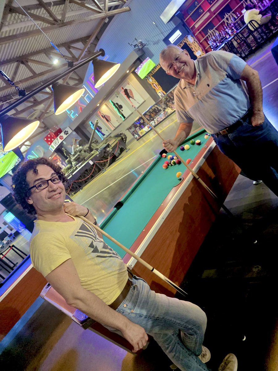 andredre1's tweet photo. Pool shooting time with dad!🎱 #poolshoot #poolshooting #shootingpool #poolball #eightball #pooltime #cueball #billiards #jumpball #openingshot #billiardsgame #billiardsstick #pocketball #shootingpoolwithdad #outwithdad #themeparks #familytime #andrediniz #andredinizartist https://t.co/qKrvwSk2BV