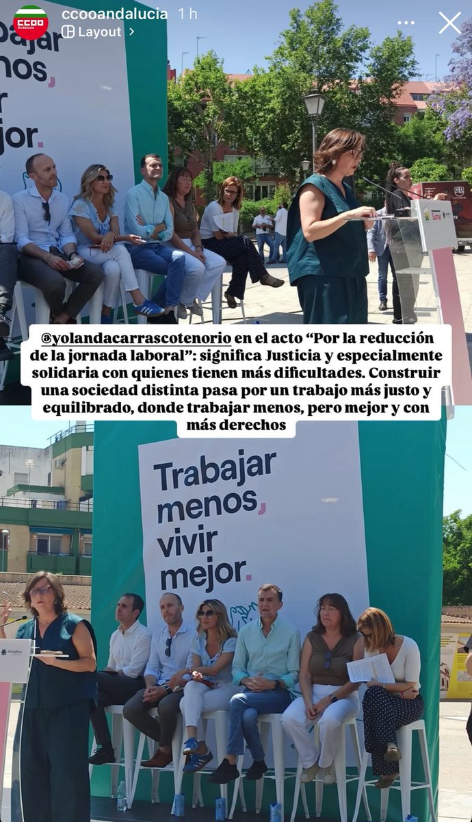 Soy afiliado a <a href="/ccooandalucia/">CCOO de Andalucía</a> y me parece una aberración que el sindicato tire por la borda su tan cacareada independencia y participe y difunda un mitin de <a href="/sumar/">Sumar</a> en un intento desesperado por evitar el naufragio de una izquierda pro-régimen que acepte los límites del PSOE.