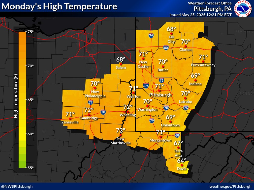 Cool again tonight, followed by another day of beautiful weather tomorrow. #pawx #ohwx #wvwx