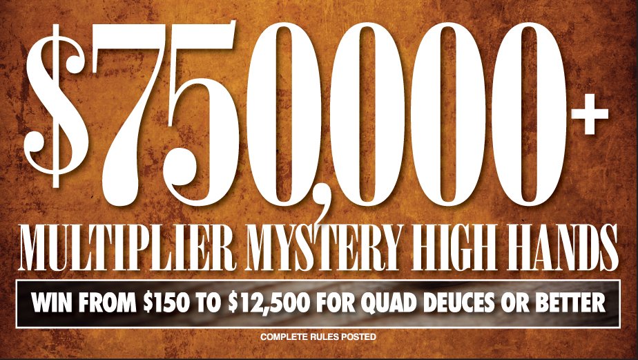 South Point Poker Room (@sppokr) on Twitter photo Multiplier Mystery High Hands kicks off tomorrow! Quads or better gives you a shot at winning up to $12,500. You get to pull 2 envelopes, one from the cash bucket ($100-$2,500) and one from the multiplier bucket (1.5x-5x). <a href="/southpointlv/">South Point Hotel</a> It's where your friends play! Multiplier Mystery High Hands kicks off tomorrow! Quads or better gives you a shot at winning up to $12,500. You get to pull 2 envelopes, one from the cash bucket ($100-$2,500) and one from the multiplier bucket (1.5x-5x). <a href="/southpointlv/">South Point Hotel</a> It's where your friends play!