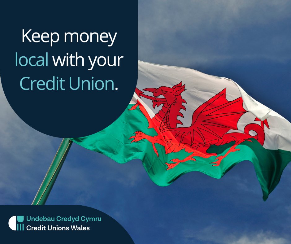 Saving with your local credit union keeps your money within your community!

Find your local credit union here: creditunionsofwales.co.uk