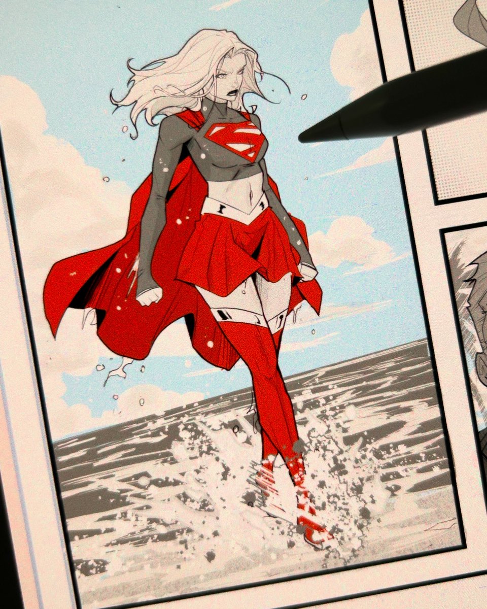 TravisMercer15's tweet image. Yeah….She PISSED!!! 😰😱☠️
A little SUPER Sunday Teaser from @DCOfficial Kal-ifornia Love special coming your way soon!!! Are you ready for the summer of Superman!? ❤️💙💛
#supergirl #karazorel #superman #summerofsuperman