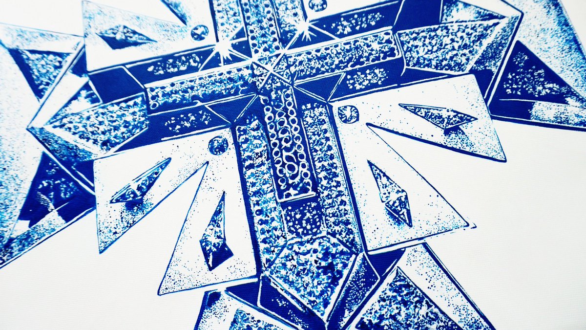 Acrílico sobre lienzo 40x40 <a href="/HokeBBO/">HOKE BBO</a>