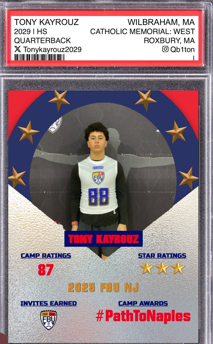 Tony Kayrouz 2029 QB tweet media