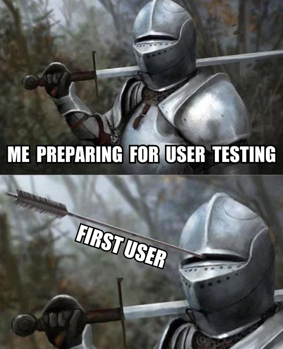 Me: This flow is bulletproof 💪🏼
First user: clicks literally anything I didn’t plan for ☠️

Who else has been there?