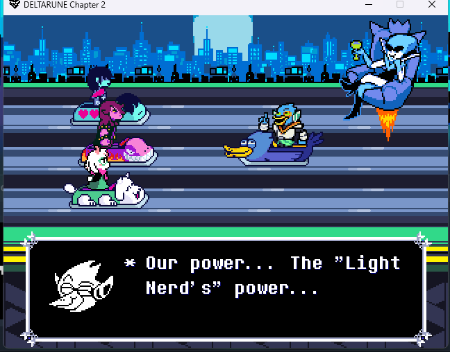 did berdly just reference Peak