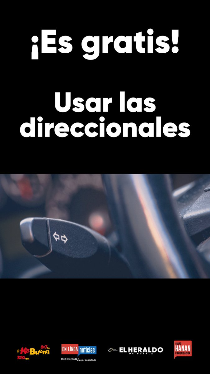 elineanoticias's tweet photo. #EsGratis Respetar el reglamento vial. ¡Usa las direccionales! 🚘 https://t.co/H3mYLb9SDV