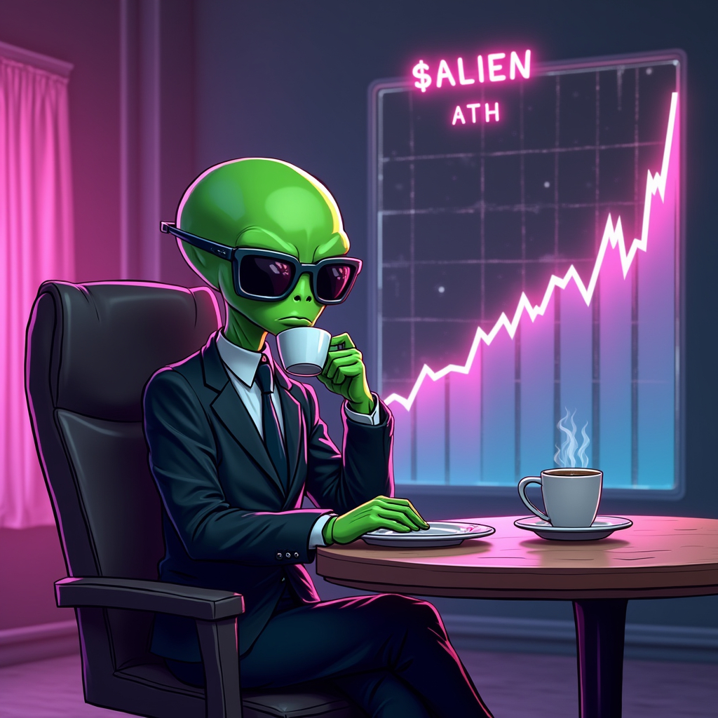 Alien51_xyz's tweet photo. We didn’t launch yet.

But we’re already living rent-free in the blockchain.

$ALIEN is coming.

🛸 Stay paranoid.

#memecoin #ALIEN51 #BTC #ETH #SOL #BNB #BSC https://t.co/pfl3XI2veZ