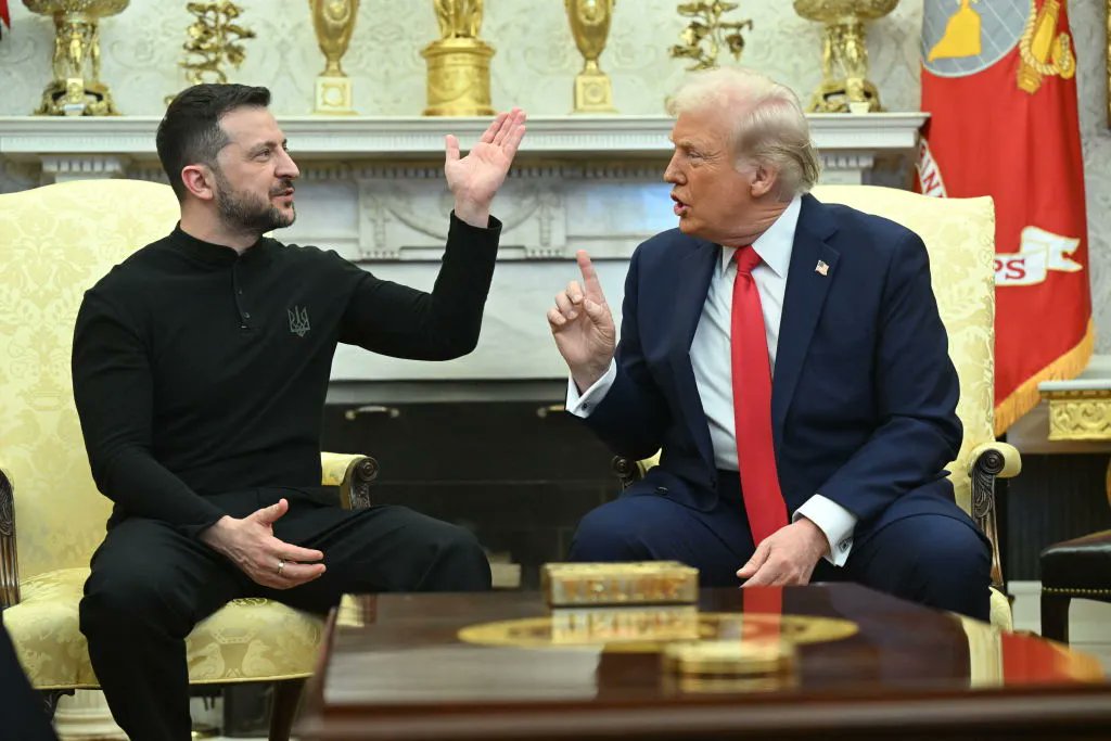 Bloomberg: Trump cannot escape involvement in the Ukraine war.

He failed to deliver peace and now faces either committing to a hard [support] strategy or letting Ukraine collapse under Russian pressure. 1/