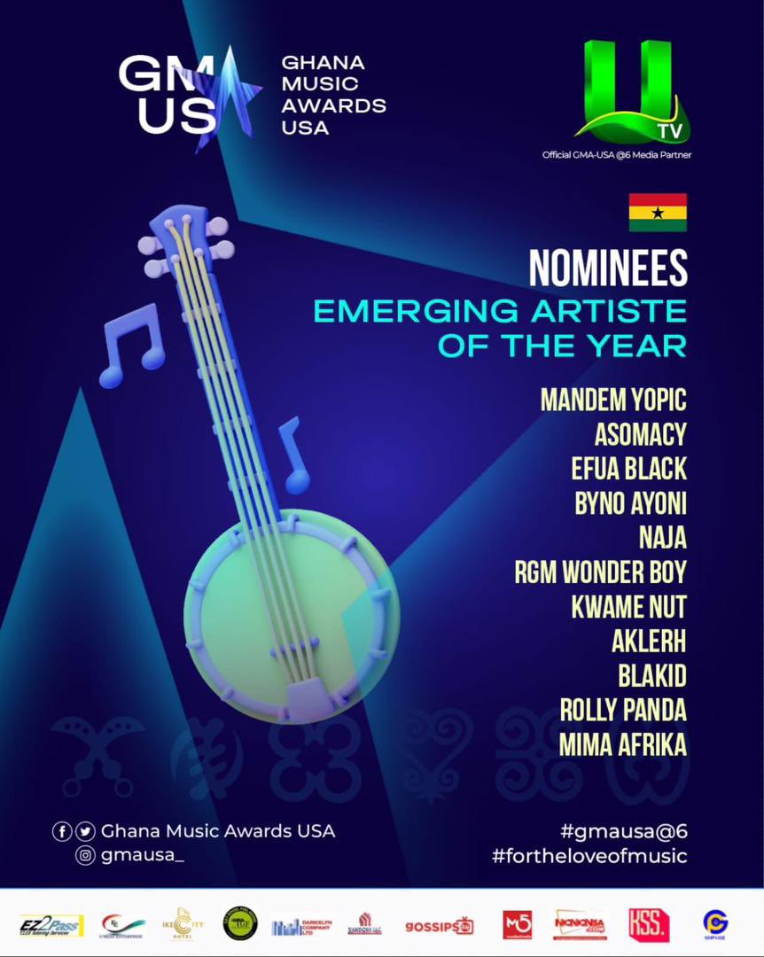 Thank you  #GMAUSA6 for this Nomination 🙏🏽🫡❤️
<a href="/revolutionrecgh/">Revolution Records</a> 🫡
<a href="/africandaddy/">Daddy Bosco</a> <a href="/KingLagazee/">King Lagazee (7 Star Gen) 🇬🇭</a> <a href="/DionneBrooks3/">Dionne Brooks</a> <a href="/Joe_Vibe1/">Joe Vibe🔥🇬🇭</a>