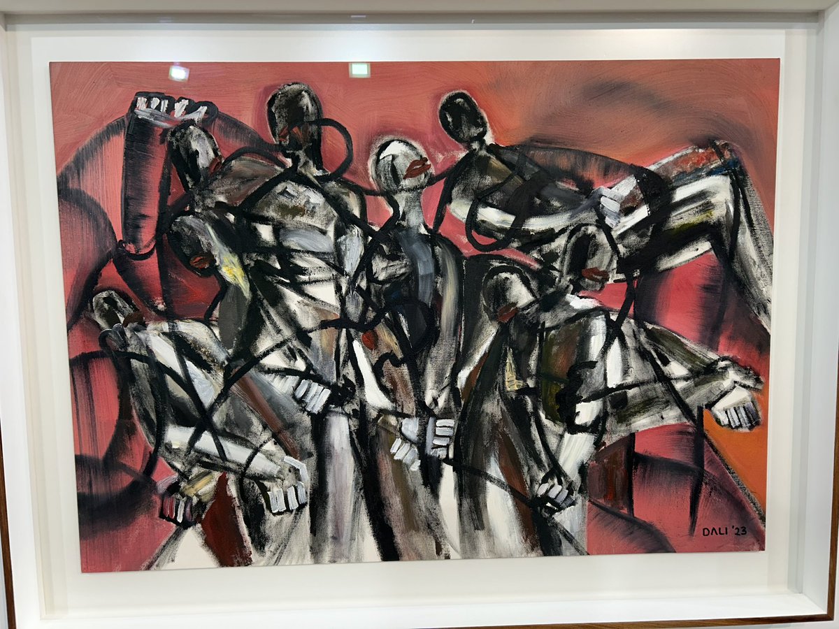 Great day to spend parts of #AfricaDay2025 at <a href="/latitudesonline/">LATITUDES</a> art fair in Joburg at very charming <a href="/Shepstone_G/">Shepstone Gardens</a> . Impressive works by many African artist, including 🇿🇼 Xanthe Somerset and 🇿🇦 Dalingcebo Ngubane.