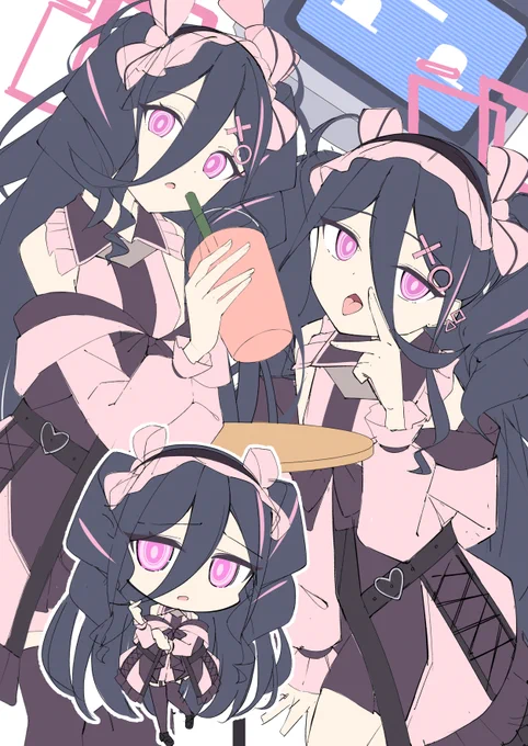 こういうの描きてぇ～～～っていうものを欲望のままに詰め込んだ色ラフです 