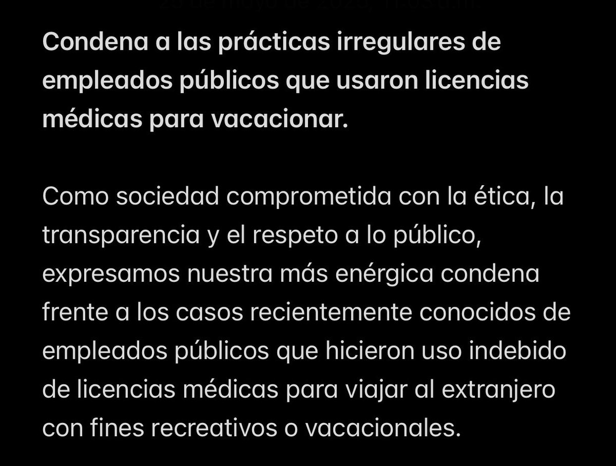 publimixel's tweet image. Por el grave actuar de empleados públicos respecto al mal uso de licencias médicas #LicenciMedicas