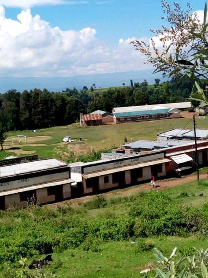 Hi Cyprian. This is Eburru Primary School in Gilgil. The school administration has turned the school field into a farm, growing grass for sale and for the headteacher's cows. I no longer see pupils playing in that field as they used to. At the far end goalpost, the NGCDF has