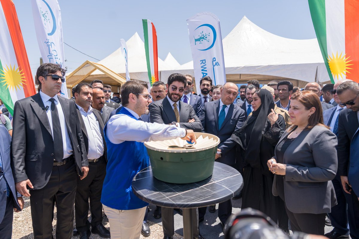 Hassan Shekh Aladin (@hasanaladin_) on Twitter photo Idris Nechirvan Barzani, President of <a href="/RwangaFdn/">Rwanga Foundation</a>, joined Minister Begard Talabani to celebrate planting 20,000 trees, a key step in fighting climate change and boosting reforestation in the Kurdistan Region.
This achievement underscores our dedication to environmental Idris Nechirvan Barzani, President of <a href="/RwangaFdn/">Rwanga Foundation</a>, joined Minister Begard Talabani to celebrate planting 20,000 trees, a key step in fighting climate change and boosting reforestation in the Kurdistan Region.
This achievement underscores our dedication to environmental