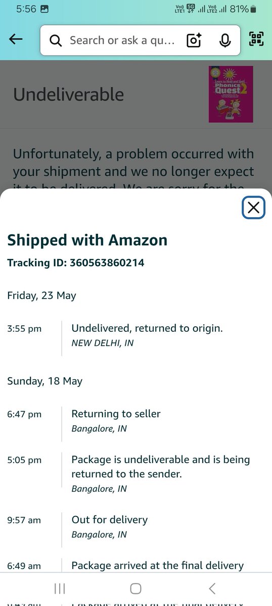 PradeepSAndani3's tweet photo. Hey @amazonIN @amazon @AmazonHelp 
Worst service by amazon delivery agent on my order &amp; didn't pick up my call, above 10 times tried to reach agent..

Shame on you

This happens trice

Thank You So Much 😊 https://t.co/idRY3mWOyP
