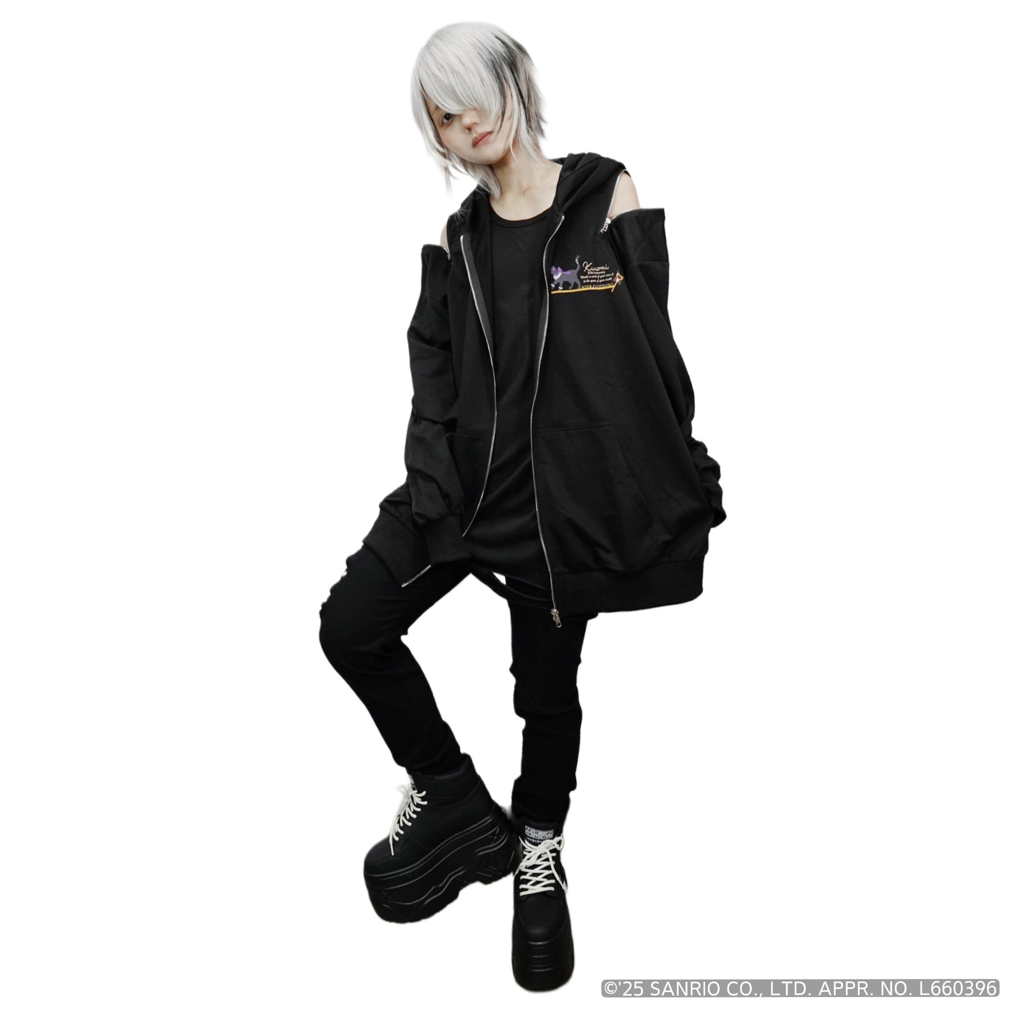 新品 NieR ZIP-UPパーカー サンリオコラボ 4種セット NieR ジップパーカー サンリオ コラボ バットばつ丸 - メルカリ