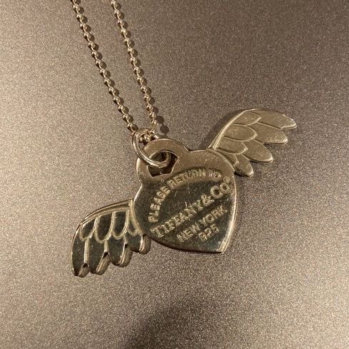 tiffany &amp; co angel wing necklace
