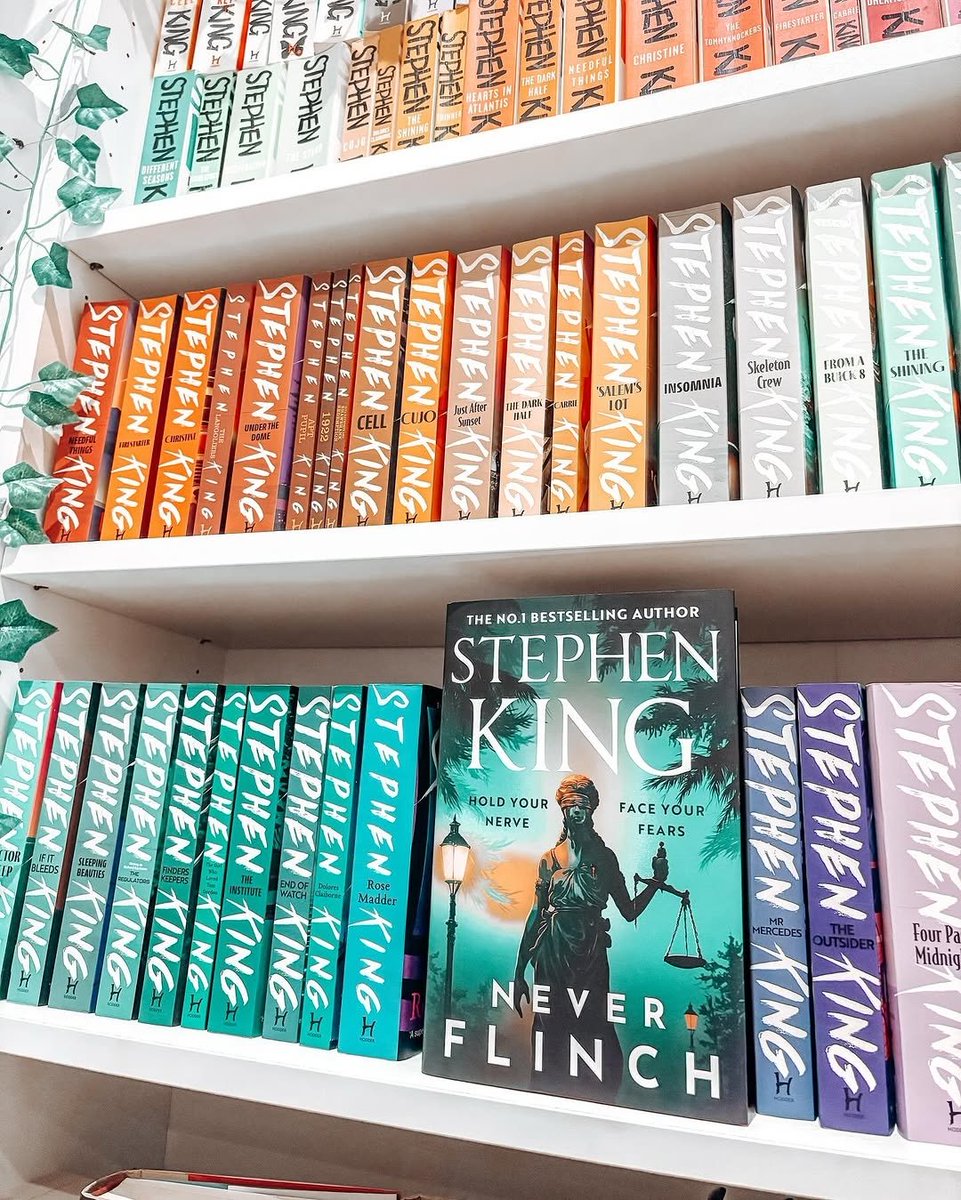 Happy #stephenkingsunday! 

New book from The King coming out THIS WEEK! (May 27th, 2025!) 

How excited are you for this one? #neverflinch #Stephenking 
repost <a href="/readbybeth/">beth 🍄</a>