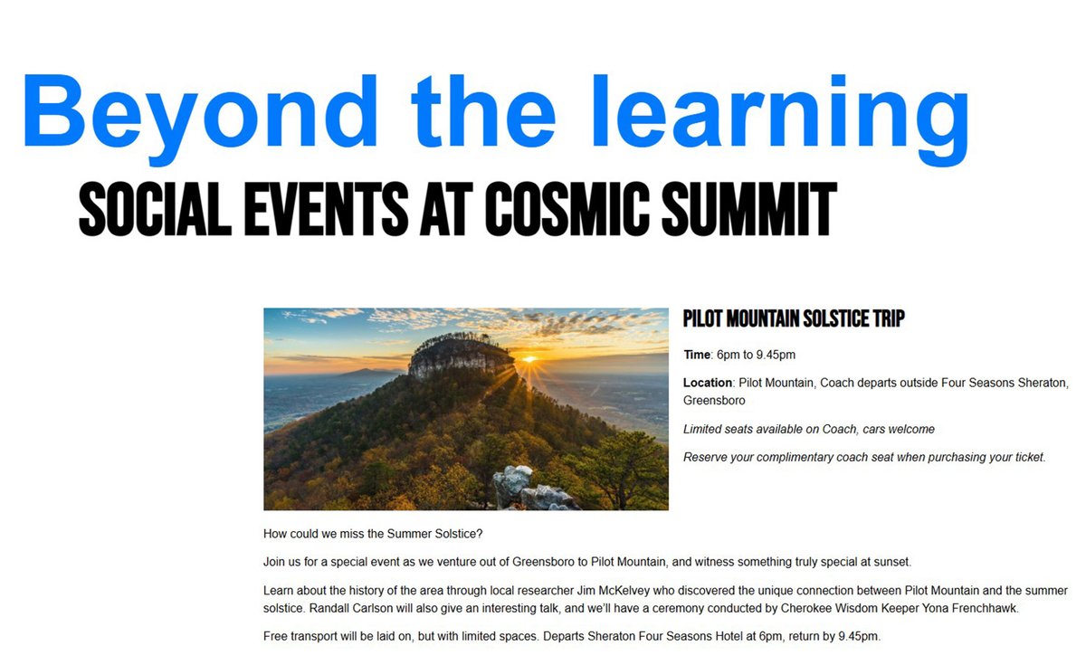 FromTheKelv's tweet image. Having a wee bit of fun making these banners from the 14,000 images I have of Pilot Mountain in Surry County, North Carolina. Can't wait to show people around the mountain during the Cosmic Summit excursion on the summer solstice with Randall Carlson and Yona FrenchHawk.